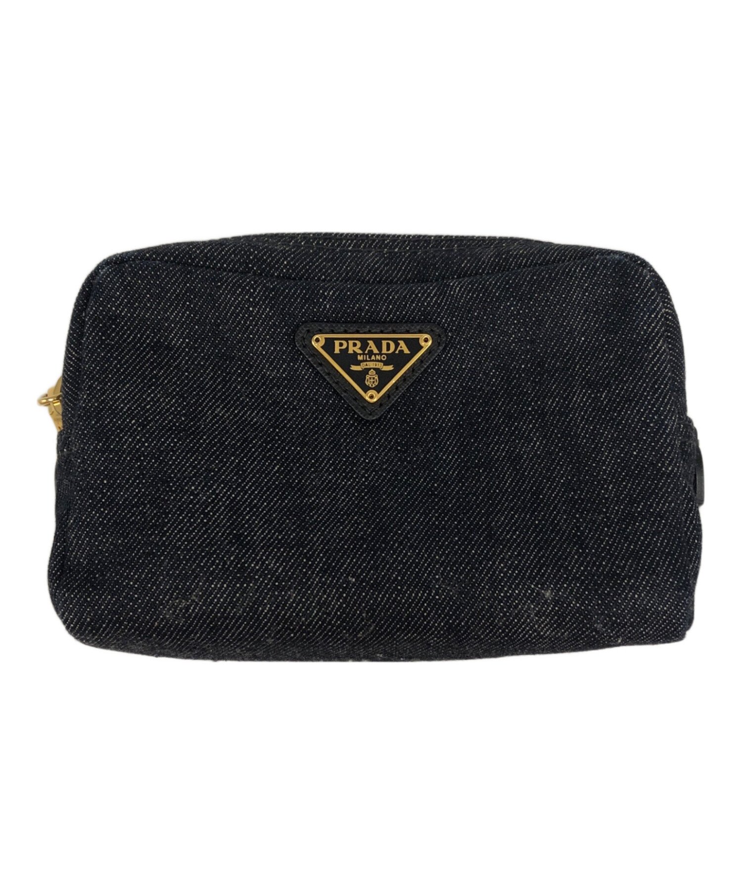 中古・古着通販】PRADA (プラダ) デニムポーチ インディゴ｜ブランド