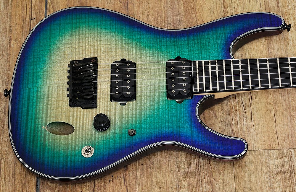 Ibanez SIX6FDFM Iron Label Blue Space Burst | 買取り実績 - 楽器