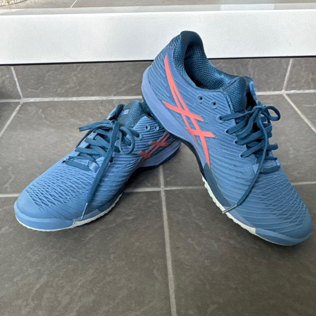 【美品】ASICSテニスシューズ28cmSOLUTION SPEEDブルーピンク 1b8646ca6ac5b978d37ded3fa14c21