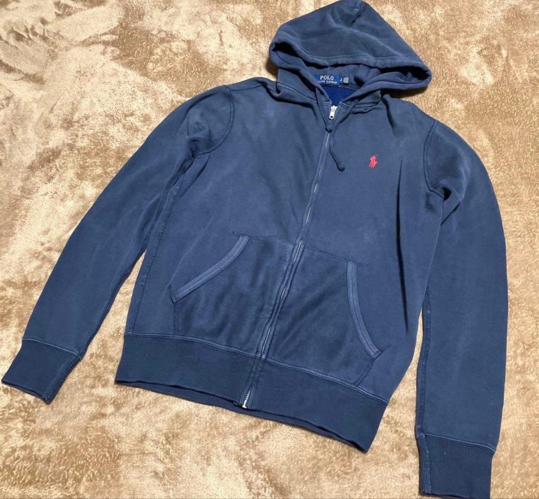 Ralph Lauren ラルフローレン ジップパーカー ネイビー TALON 中古・古着通販】POLO RALPH LAUREN (ポロ・ラルフローレン) ビッグ
