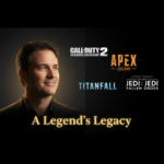 A tribute graphic for Vince Zampella featuring his portrait and logos of games like Modern Warfare 2 and Apex Legends.