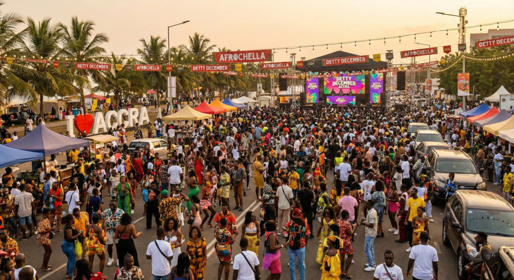 Detty December Ghana festive season travel security