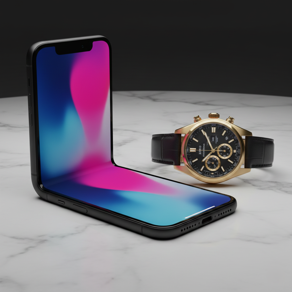 The iPhone Fold positioned as a luxury Ultra device