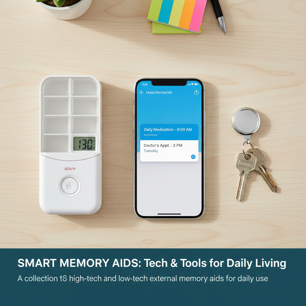 A collection of high-tech and low-tech external memory aids for daily use.