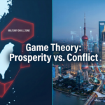 A comparison of China's military drills around Taiwan and its economic industrial base.