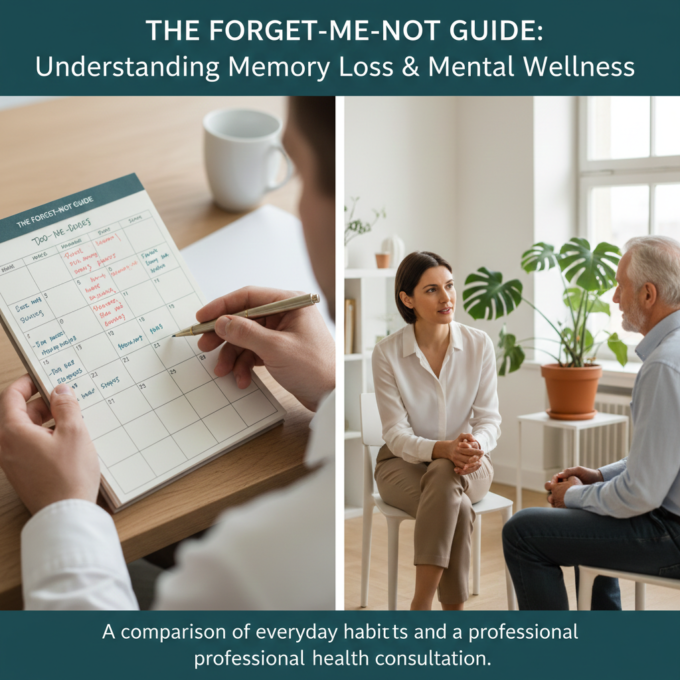 A comparison of everyday organizational habits and a professional mental health consultation.