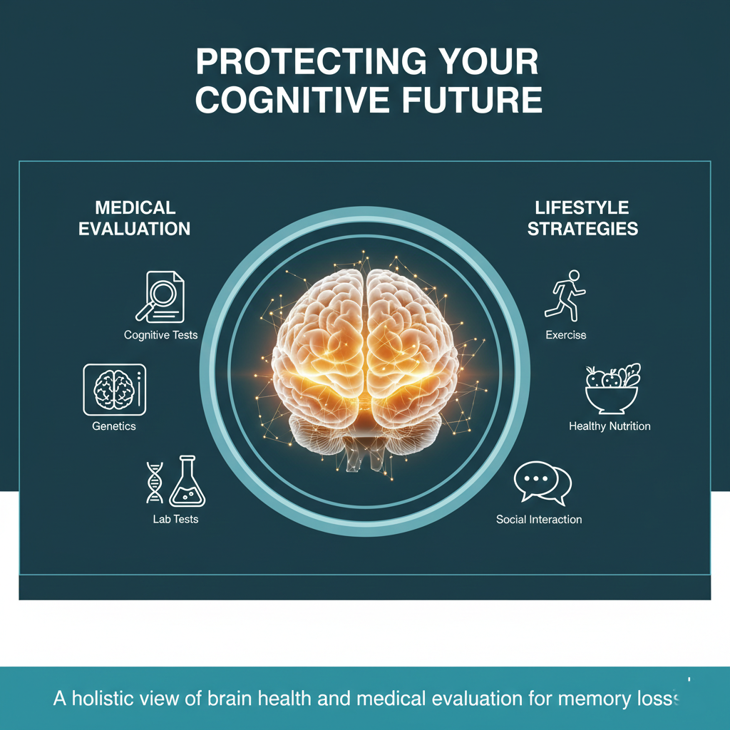 A holistic view of brain health and medical evaluation for memory loss.