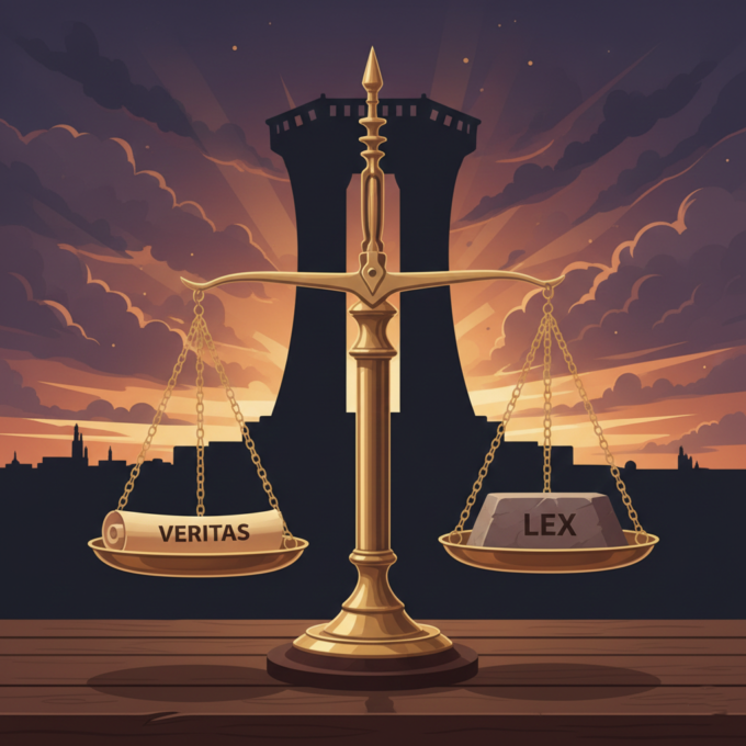 A symbolic representation of justice and national stability in Burkina Faso following a high-profile tragedy.