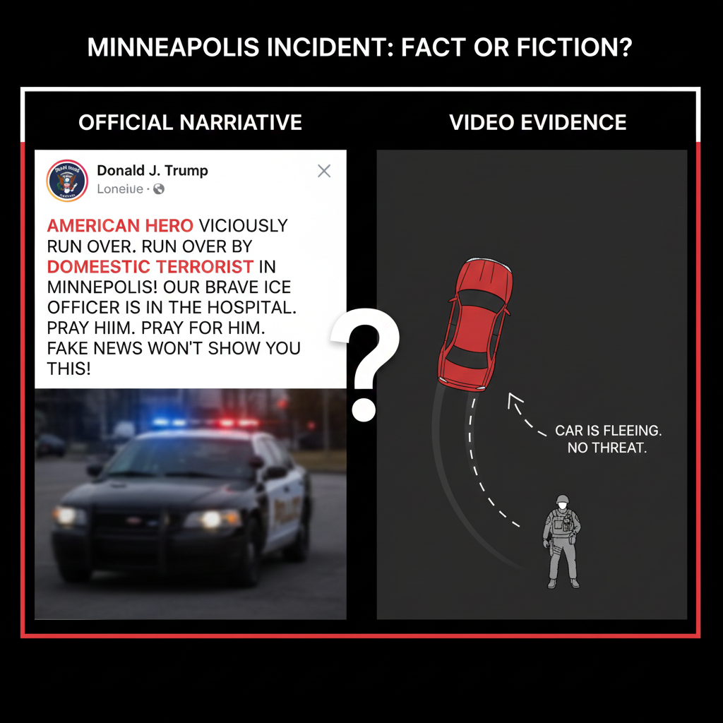 Comparison of political social media posts versus event diagrams.