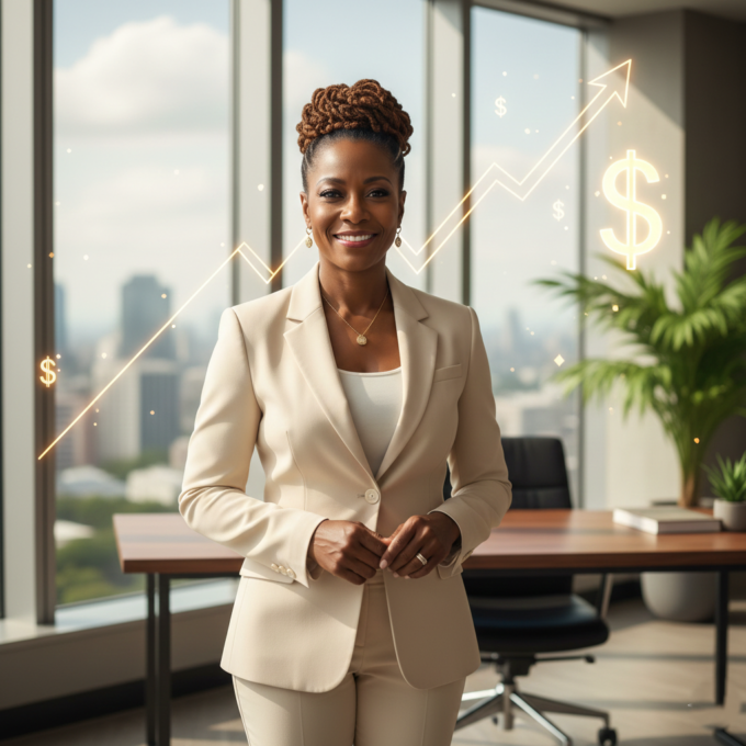 Odetta Rockhead-Kerr discussing her journey through 49 income streams.