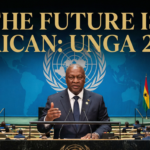 President John Mahama addressing the 80th UN General Assembly in New York.