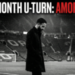 Ruben Amorim leaving Manchester United after three months as head coach.