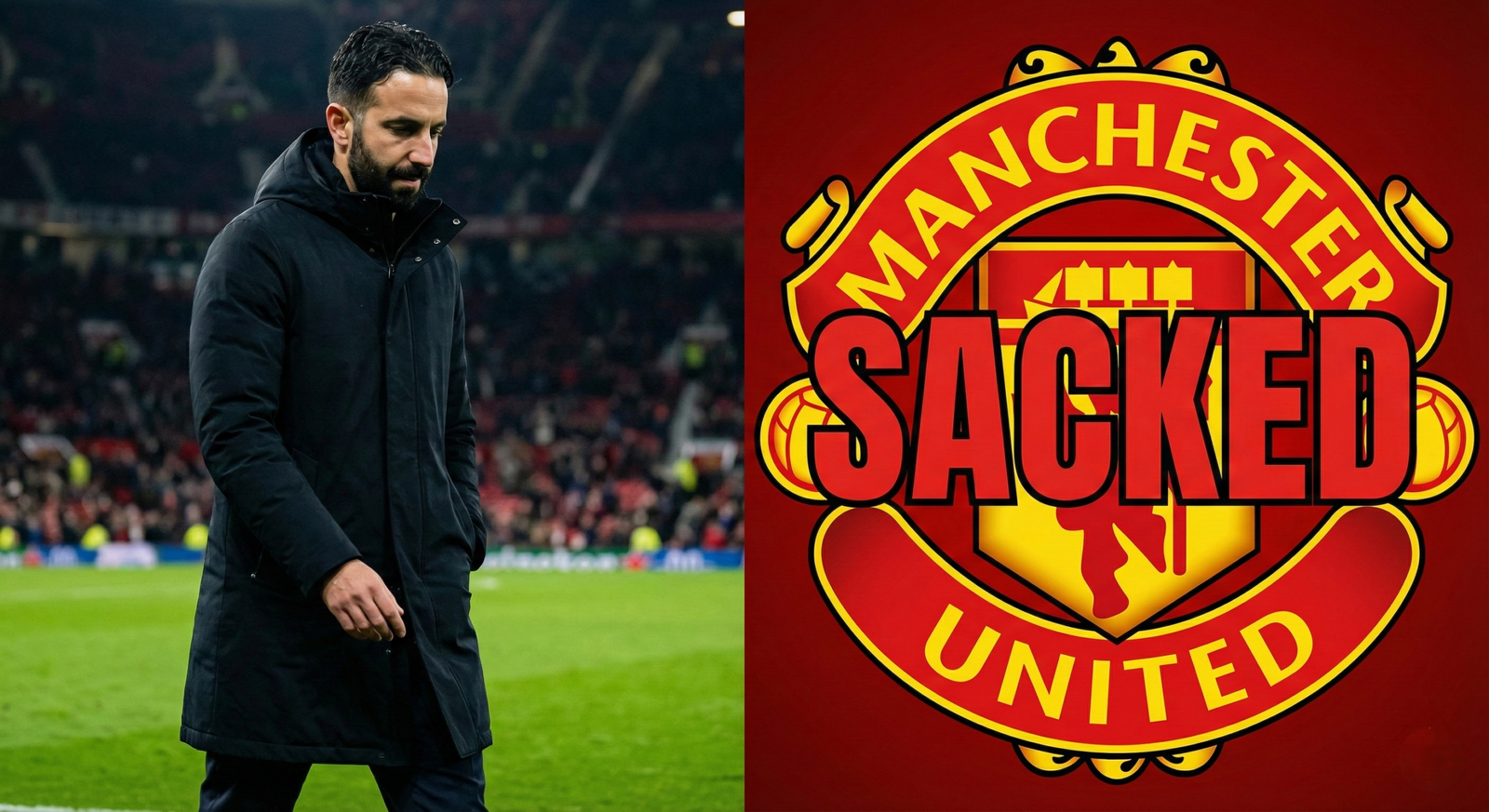 Ruben Amorim sacked as Manchester United manager.