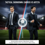 Tactical battle between Manchester United manager Michael Carrick and Arsenal's Mikel Arteta.
