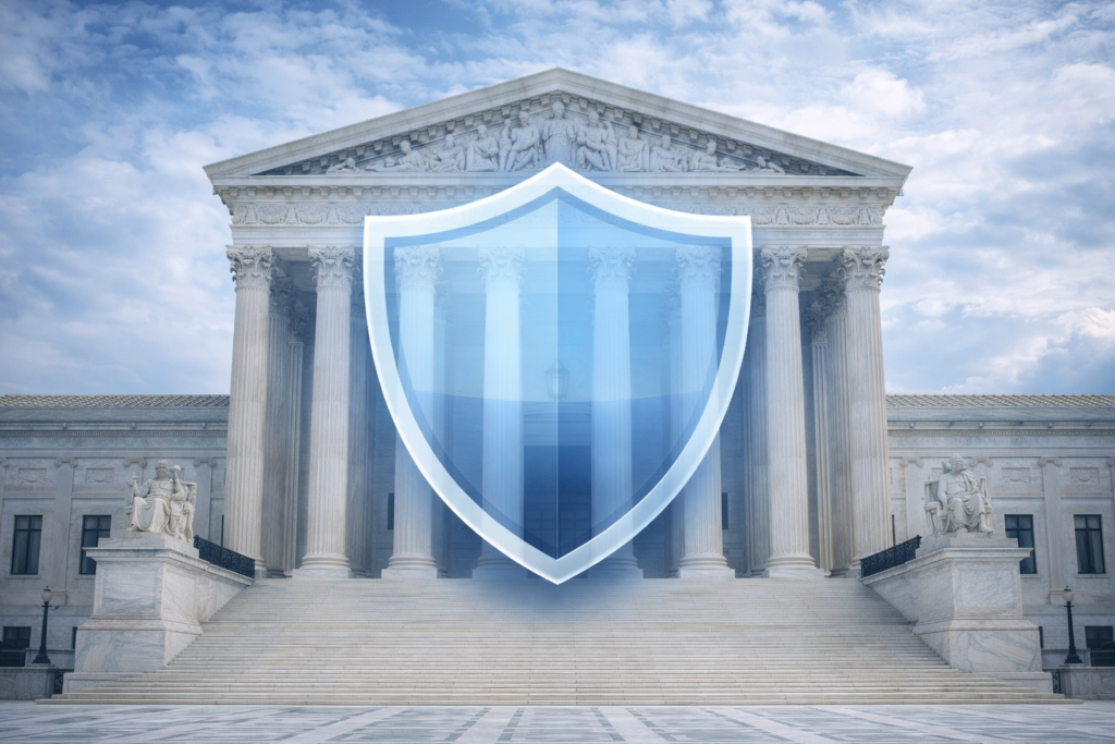 The Supreme Court of the United States and the concept of presidential immunity.