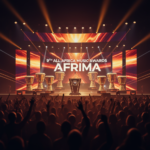 The main stage of the 9th All Africa Music Awards (AFRIMA) in Lagos, Nigeria.