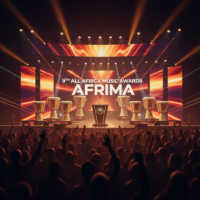 The main stage of the 9th All Africa Music Awards (AFRIMA) in Lagos, Nigeria.