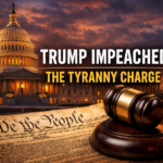 U.S. Capitol building and gavel representing Trump's 2025 impeachment process.