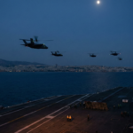 U.S. carrier battle group launching the operation to capture Nicolás Maduro.