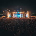 Vibrant nightlife and concert scene during Detty December in Lagos.