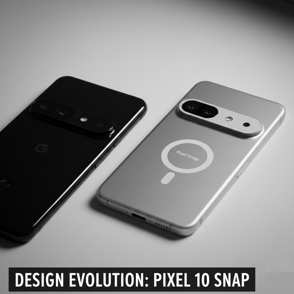 Close-up of the Pixel 10 Pro XL back and magnetic ring.